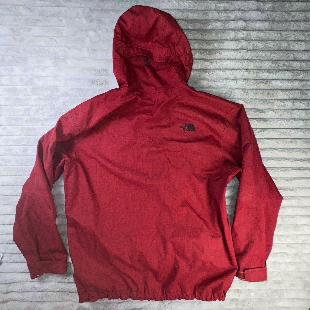 The North Face Hyvent Cyptic Mens Large Red Hooded Ski Jacket Winter Jacket Snow - Picture 12 of 15
